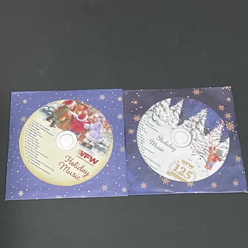 2 VFW Holiday Music CD’s